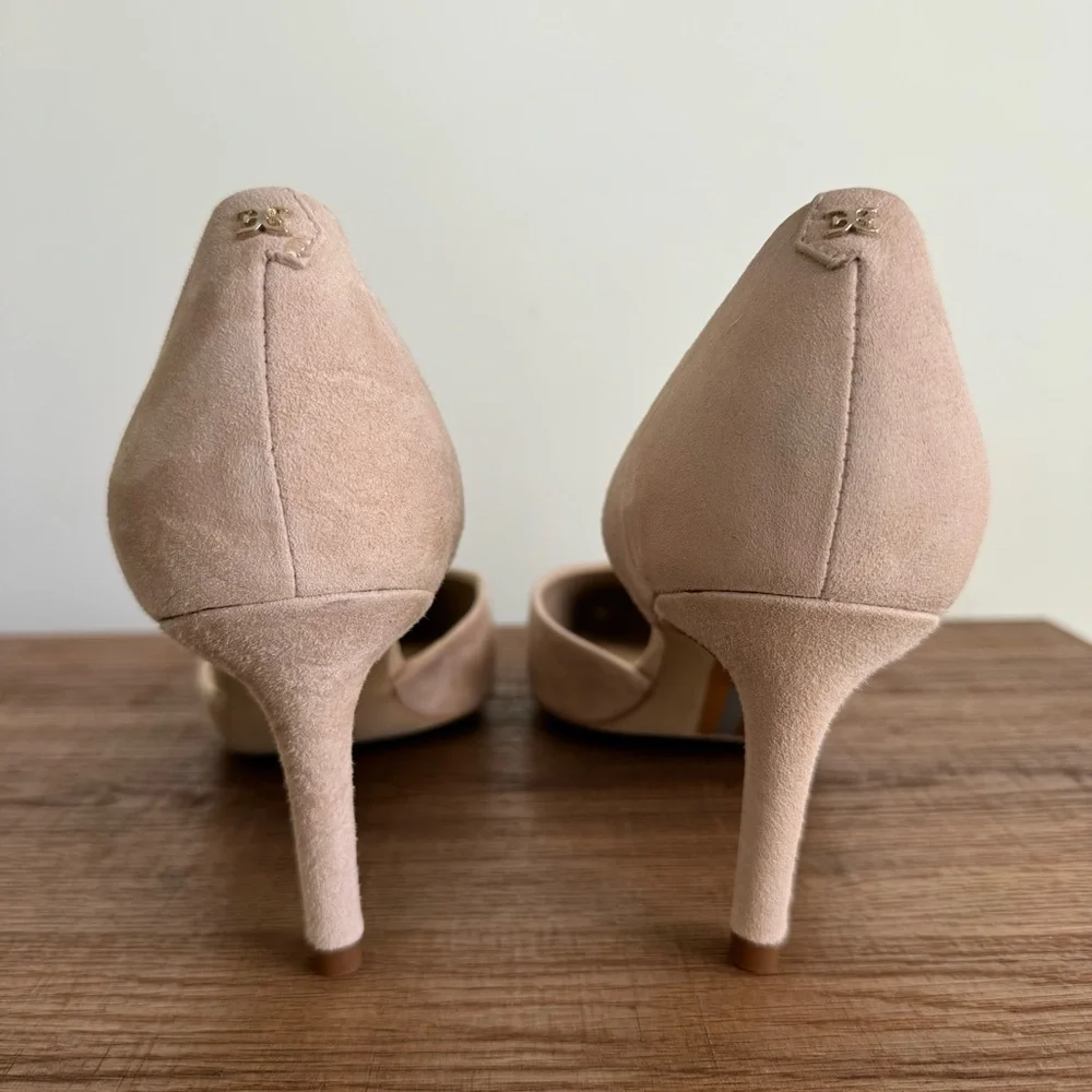 Sam Edelman - Women’s Cappuccino Suede Viv Pointed Toe Pump size 9.5 - Picture 4 of 9